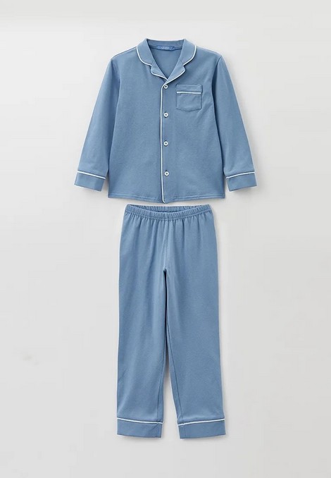 Пижама для мальчика (Размер 98-104 Цвет джинсовый)