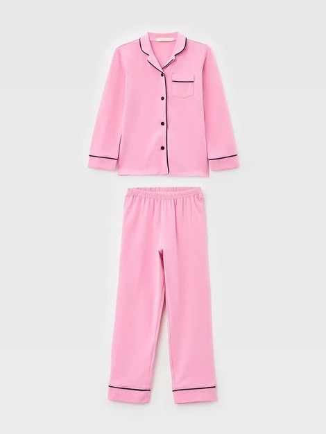 Пижама для девочек (Размер 140-146 Цвет розовый,синий)