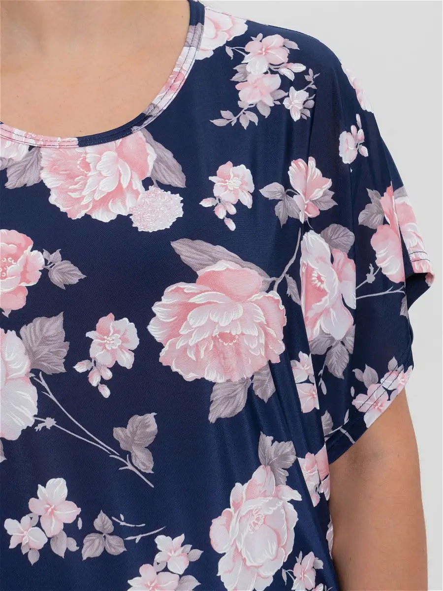 713синий,розовые цветы_3