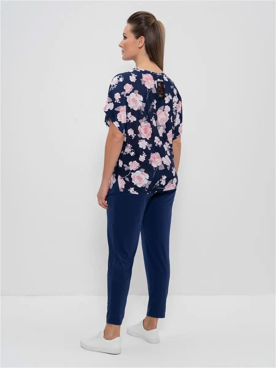 713синий,розовые цветы_4