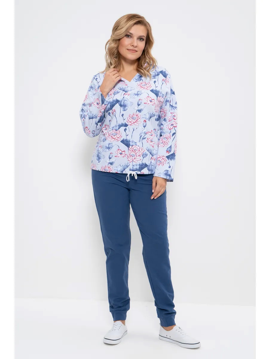 922голубой,кувшинки_1