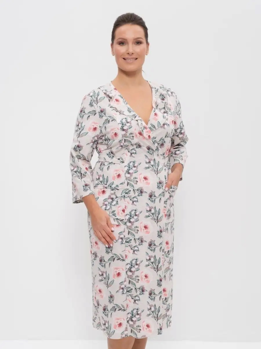 1291бежевый,оливковые ветки_2