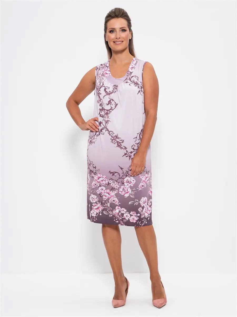 642бежевый,розовые цветы_2