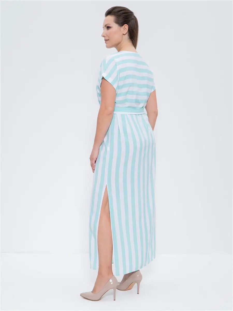 1259-1ментоловый,белый,полоска_4