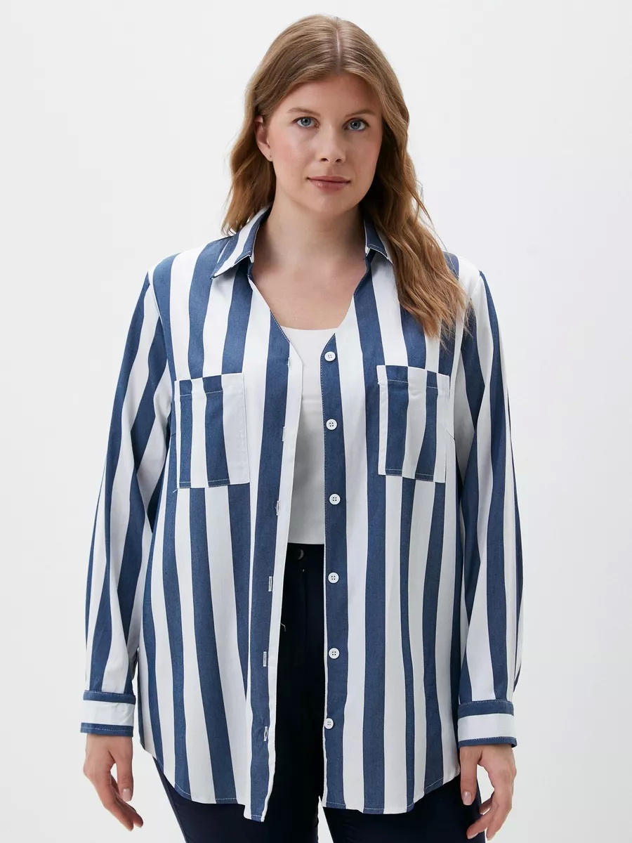 1455-1синий,белая полоска_1