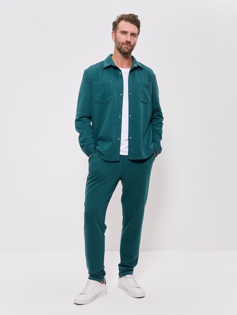 Комплект с брюками мужской (Размер 48 Цвет зеленый)