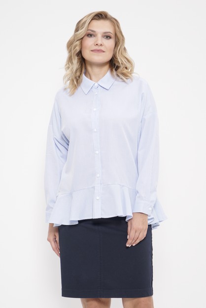 Рубашка  (Размер 50 Цвет голубой,белый)