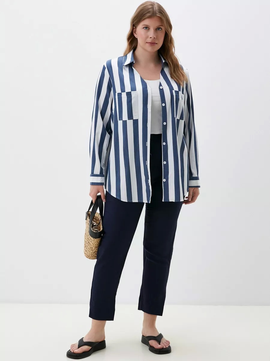 1455-1синий,белая полоска_2