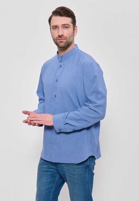 Рубашка (Размер 62 Цвет светло-джинсовый)