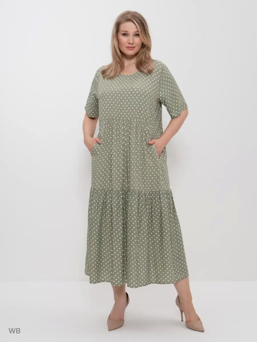 1231оливковый,мелкий горошек_1