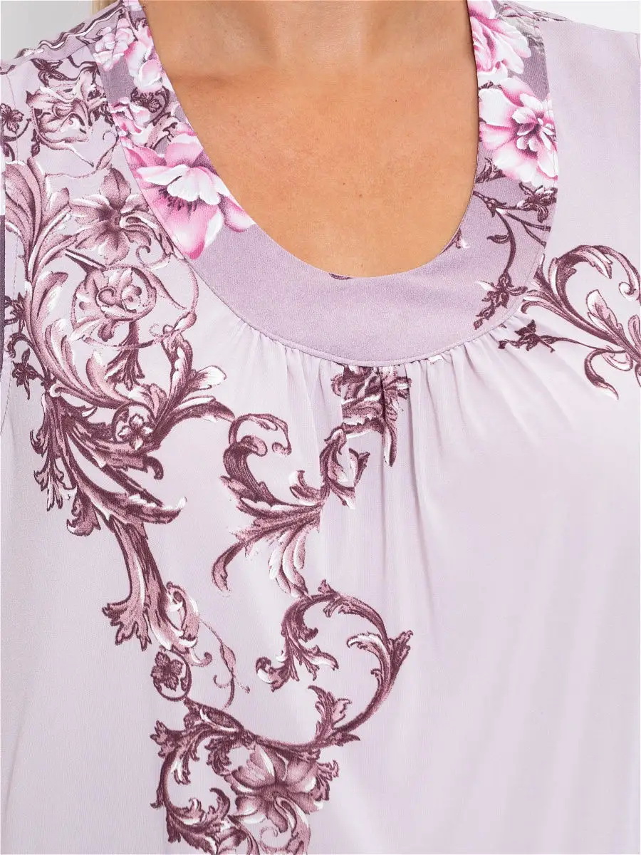 642бежевый,розовые цветы_5